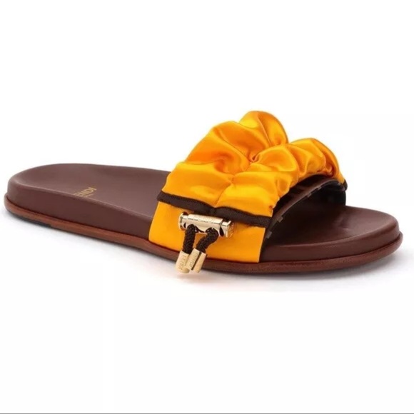 Fendi FEEL satin illusion FF slides - Picture 10 of 13